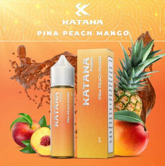 Katana Fusion - Pina Peach Mango Eliquid vape offer in abu dhabi dubai UAE KSA