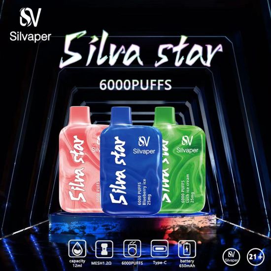 Silvaper - Silva Star Disposable Vape (6000 Puffs) best vape offeer in dubai abu dhabi