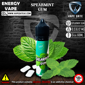 Spearmint Gum - by Energy Vape 60ml E Juice vape online ajman