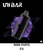 Unibar Rechargeable Disposable Vape (8000 Puffs) vape sharjah