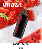 Unibar Rechargeable Disposable Vape (8000 Puffs) same day delivery dubai