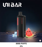 Unibar Rechargeable Disposable Vape (8000 Puffs) vape offer abu dhabi