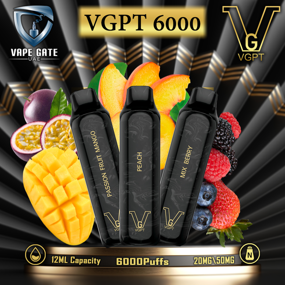 VGPT DISPOSABLE VAPE (6000 Puffs) vapwe delivery dubai