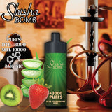 Shisha Bomb Aloe Strawberry Kiwi DTL Disposable vape Abu Dhabi