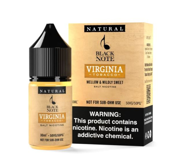 Black Note Virgina Tobacco Saltnic 30ml vape offer al ain ajman