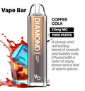 Vapes Bar - Diamond Disposable Vape (7000 Puffs) VAPE DELIVERY ABU DHABI