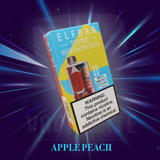 elfbar te6000 puffs disposable vape apple peach in dubai