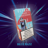 elfbar te6000 puffs disposable vape blue razz best vape shop in Dubai