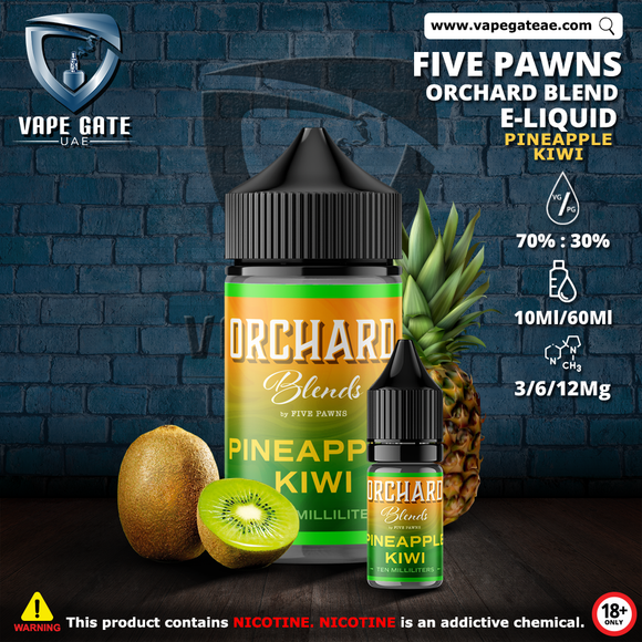Five Pawns Orchard Blend Pineapple Kiwi E-Liquid Dubai 