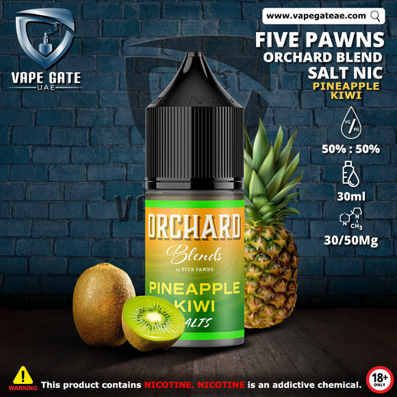 five pawns orchard blend pineapple kiwi saltnic in Dubai