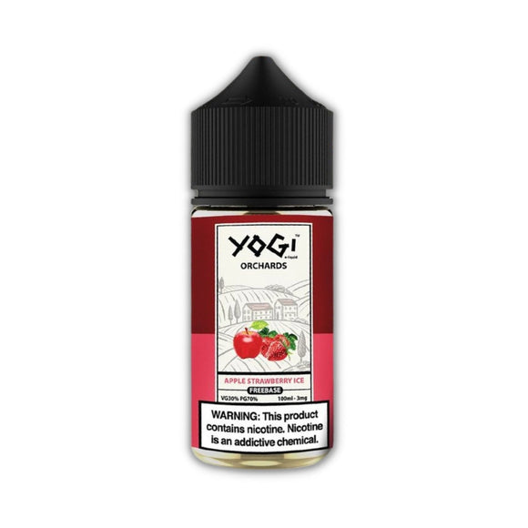 Yogi Orchards E Liquid Apple Strawberry Ice in best vape shop in Dubai
