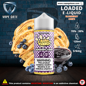 Loaded Blueberry Crepe E-Liquid Dubai