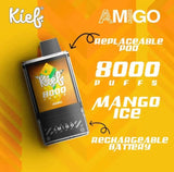Kief - Amigo Pod Kit Disposable Vape (8000 Puffs) best vape shop in ruwais & KSA