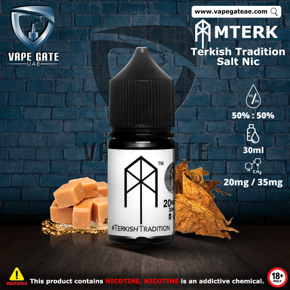 M.terk - Terkish Tradition Saltnic - Salt Nic - UAE - KSA - Abu Dhabi - Dubai - RAK 1