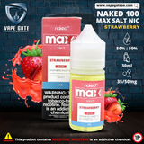 Naked 100 max strawberry saltnic Dubai