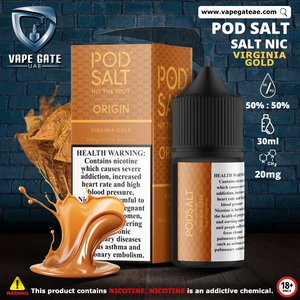 pod salt orgin verginia gold saltnic Dubai
