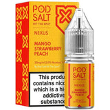 Pod Salt Nexus - Mango Strawberry Peach Saltnic best vape shop in dubai abu dhabi