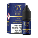Pod Salt Origin - True Tobacco Saltnic vape free delivery sharjah