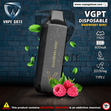 VGPT Disposable Vape raspberry mint best vape shop in dubai