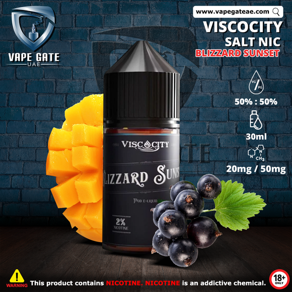 Viscocity Vapor - Blizzard Sunset 30ml best vape shop in Dubai