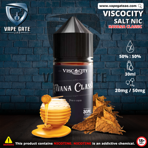 Viscocity Vapor - Havana Classico Saltnic 30ml best shop vape in Dubai