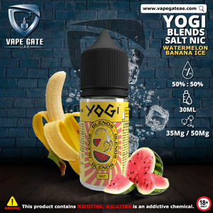 Yogi Blends Banana Watermelon Ice 30ml Saltnic best vape shop in Dubai