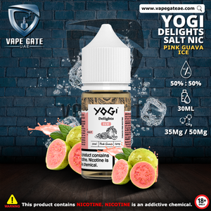 Yogi Pink Guava Ice 30ml Saltnic best vape shop in Dubai