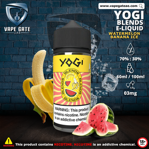 Yogi Blends E Liquid Banana Watermelon Ice best vape shop in Dubai
