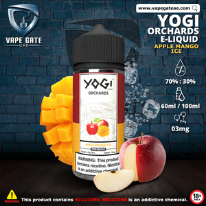 Yogi Orchards E Liquid Apple Mango Ice best vape shop in Dubai