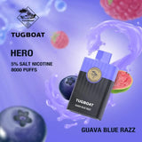 TUGBOAT - HERO Pod Kit Disposable Vape (8000 Puffs) ABU DHABI DUABI AL AIN RUWAIS SHARJAH KSA