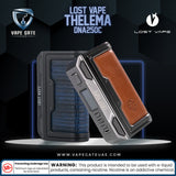 LOST VAPE THELEMA DNA250C BOX MOD - Gunmetal/Carbon Fiber - Vape Kits - UAE - KSA - Abu Dhabi -