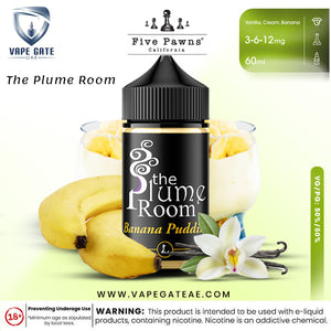 The Plume Room Banana Pudding - 60ml E liquid by Five Pawns California Abudhabi Dubai KSA
