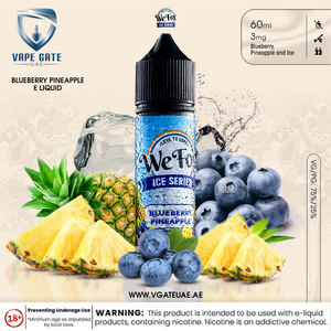 We Fog Blueberry Pineapple 60ml E liquid Ice Series