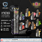 VICIG – Disposable Pod Device 1500 Puffs abudhabi dubai oman muscat