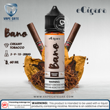 Bano Creamy Tobacco E Liquid by eCigara uae
