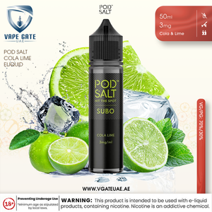 Pod Salt - Cola Lime Eliquid Abudhabi Fujairah Ruwais KSA