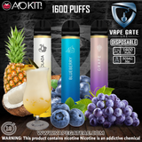 AOKIT - OMI Plus 1600 Puff Disposable Vape