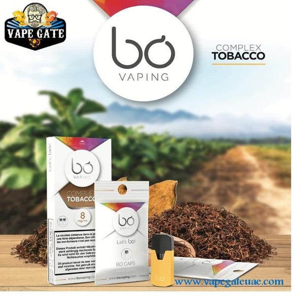 BO Caps Pods Complex Tobacco by BO Vaping Abu Dhabi & Dubai UAE