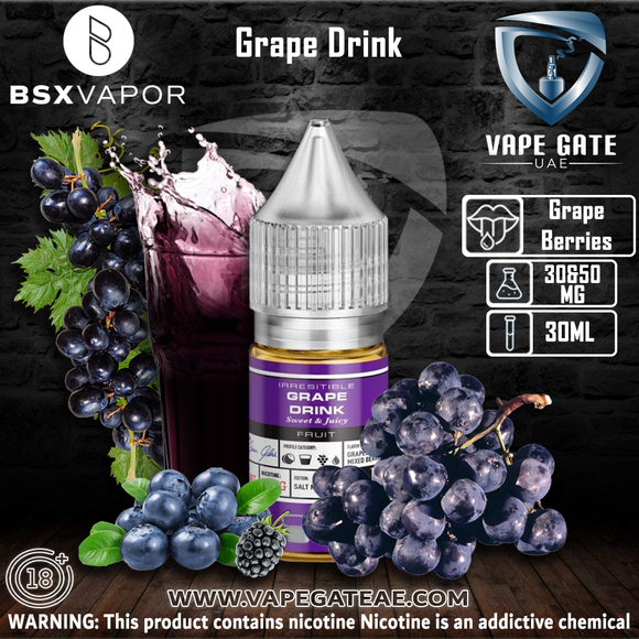 Basix Series Grape Drink 30ml Saltnic