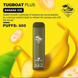 TUGBOAT VAPE DISPOSABLE PODS (800 Puffs) - Banana Ice - Pods - UAE - KSA - Abu Dhabi - Dubai - RAK 6
