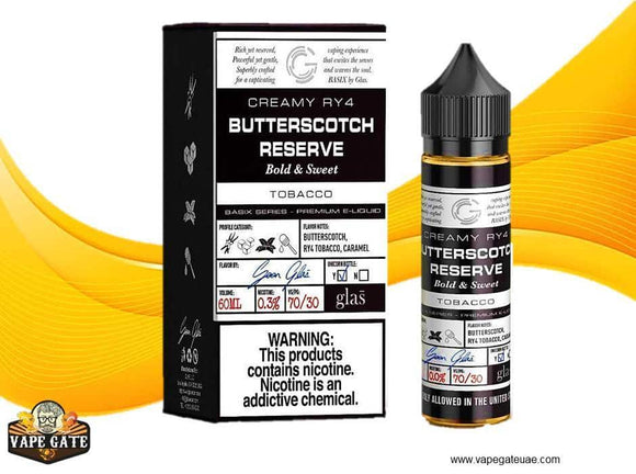 Butterscotch Reserve - Basix Series - E-LIQUIDS - UAE - KSA - Abu Dhabi - Dubai - RAK 1