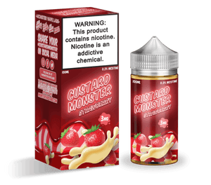 Strawberry Custard E liquid by Jam Monster - E-LIQUIDS - UAE - KSA - Abu Dhabi - Dubai - RAK 1