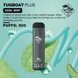 TUGBOAT VAPE DISPOSABLE PODS (800 Puffs) - Cool Mint - Pods - UAE - KSA - Abu Dhabi - Dubai - RAK 2