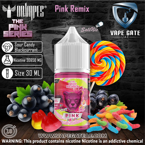 Pink Remix 30ml Saltnic by Dr. Vapes Dubai & Abu Dhabi UAE, Riyadh Saudi Arabia