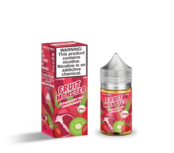 Strawberry Kiwi Pomegranate Saltnic 30ml - Jam Monster - Fruit - 24 mg / 30 ml - Salt Nic - UAE - 