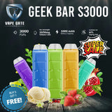 GEEK Bar S3000 Disposable Vape Gummy Bear Vape Gate UAE