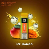 N One Disposable Pod System Vape Device - Ice Mango - Pods - UAE - KSA - Abu Dhabi - Dubai - RAK 8
