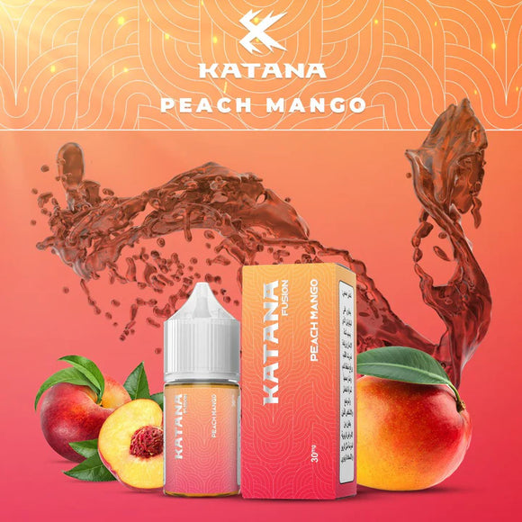 Katana Fusion - Peach Mango Saltnic ABU DHABI DUBAI AL AIN KSA