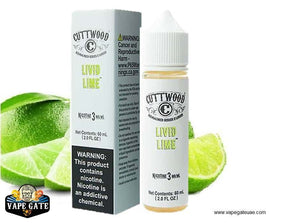 Livid Lime - Cuttwood - 3 mg / 60 ml - E-LIQUIDS - UAE - KSA - Abu Dhabi - Dubai - RAK 1