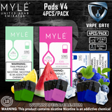 Myle Pods V4 - 4pcs/pack - UAE - KSA - Abu Dhabi - Dubai - RAK 1